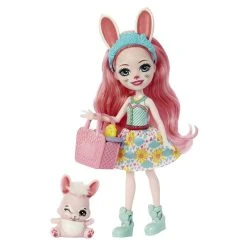 MATTEL Enchantimals Baby Best Friends Κούκλα Kαι Ζωάκια Φιλαράκια Με Εκπλήξεις Bree Bunny And Twist (HLK85) -Winfun Shop 223248 3