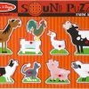 Melissa & Doug Ξύλινο Σφηνώματα με Ήχους Ζώα της Φάρμας (10726)
