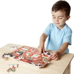 Melissa & Doug Ξύλινο Σφηνώματα με Ήχους Ζώα της Φάρμας (10726) -Winfun Shop 223956 2