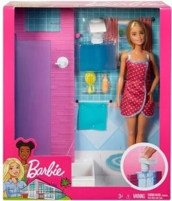 MATTEL Barbie Κουκλα Και Επιπλα Σε 3 Σχεδια (DVX51) -Winfun Shop 668763 4