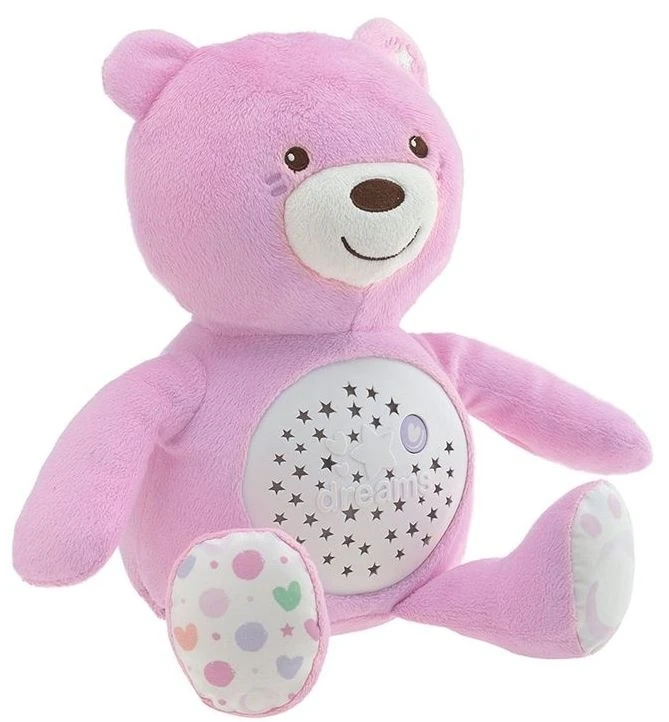 Chicco First Dreams Baby Bear – Λουτρινος Aρκουδος Προβολεας Ροζ (08015-10) 4 Chicco First Dreams Baby Bear – Λουτρινος Aρκουδος Προβολεας Ροζ (08015-10) - Image 2