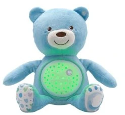 Chicco First Dreams Baby Bear – Λουτρινος Aρκουδος Προβολεας Γαλαζιος (08015-20)
