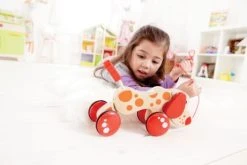 Hape Ξυλινο Συρομενο Σκυλακι Πεπε (E0347B) -Winfun Shop 675569 2