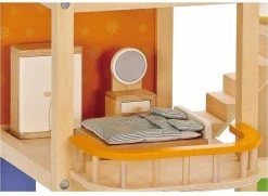 Hape Ξύλινο Μεγάλο Επιπλωμένο Σπίτι 36 Τμχ (E3401) -Winfun Shop 675594 3