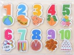 Blue Toys Παζλ Ξυλινο Αριθμοι (MKI480383)