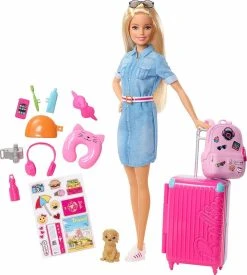 MATTEL Barbie Ετοιμη Για Ταξιδι (FWV25) -Winfun Shop 681313 1