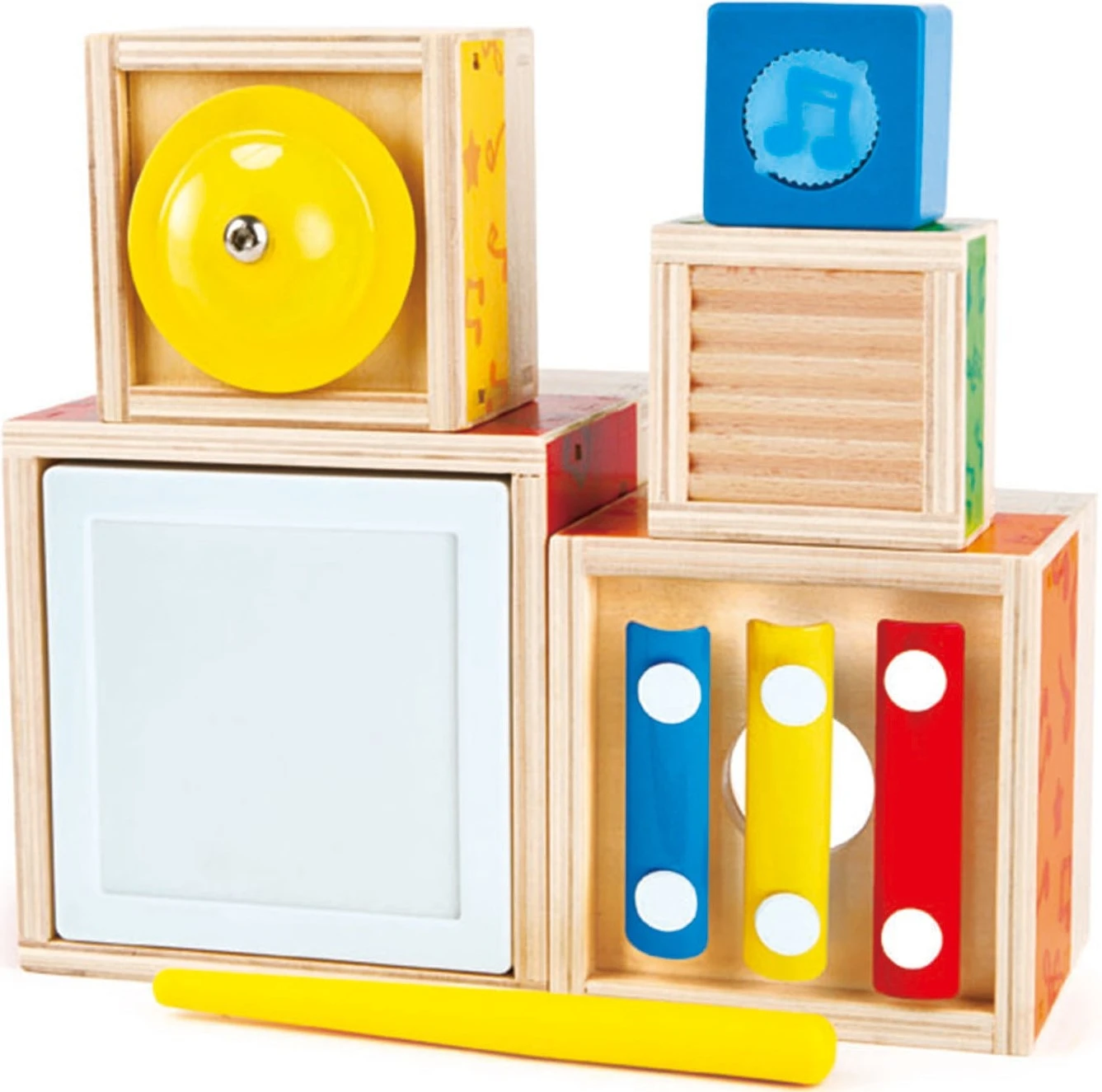 Hape Ξυλινα Stacking Music Set Διαδραστικη Πυραμιδα Και Δημιουργος Ηχων (E0336) 6 Hape Ξυλινα Stacking Music Set Διαδραστικη Πυραμιδα Και Δημιουργος Ηχων (E0336) - Image 4