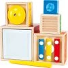 Hape Ξυλινα Stacking Music Set Διαδραστικη Πυραμιδα Και Δημιουργος Ηχων (E0336) -Winfun Shop 683029