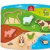 Hape Ξυλινα Farm Animal Puzzle Και Play Παζλ Τα Ζωα Της Φαρμας (E1454) -Winfun Shop 683033