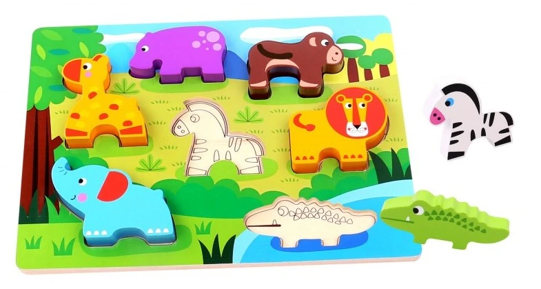 Tooky Toy Ξυλινο Σφηνωματα Ζωα Της Ζουγκλας (TKC394) 5 Tooky Toy Ξυλινο Σφηνωματα Ζωα Της Ζουγκλας (TKC394) - Image 3