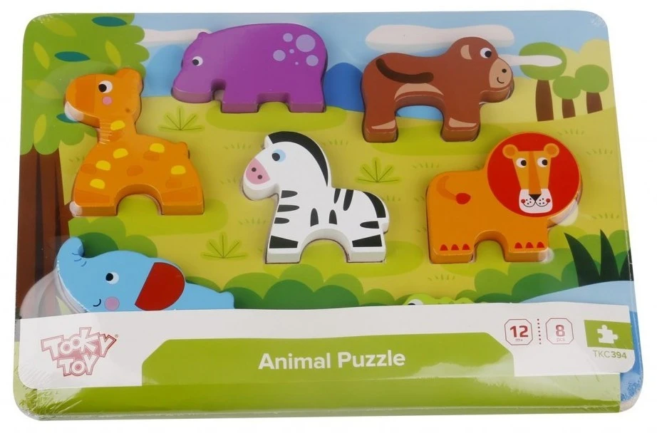 Tooky Toy Ξυλινο Σφηνωματα Ζωα Της Ζουγκλας (TKC394) 4 Tooky Toy Ξυλινο Σφηνωματα Ζωα Της Ζουγκλας (TKC394) - Image 2