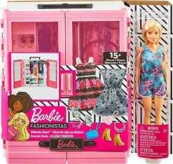 MATTEL Barbie Fashionistas Η Νεα Ντουλαπα Της Barbie Με Κουκλα (GBK12) -Winfun Shop 684927 1