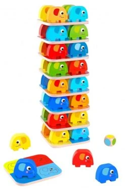 Tooky Toy Tooky Του Ξυλινα Ελεφαντακια Ισορροπιας (TKF070)