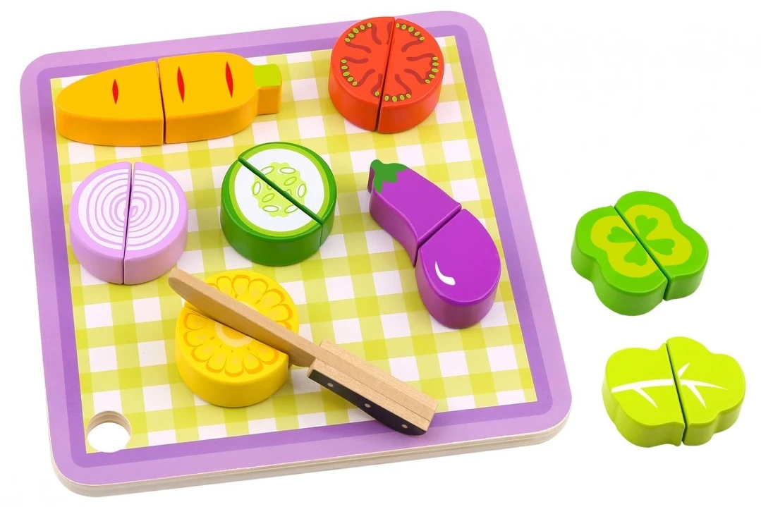 Tooky Toy Tooky Του Ξυλινο Παζλ Σφηνωματα Λαχανικα Και Δισκος Κοπης (TL041) 5 Tooky Toy Tooky Του Ξυλινο Παζλ Σφηνωματα Λαχανικα Και Δισκος Κοπης (TL041) - Image 3