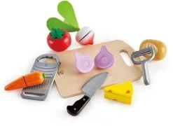 Hape Τα Υλικά Μαγειρικής Του Σεφ Σετ 10 Τεμαχίων (E3154) -Winfun Shop 692127 1