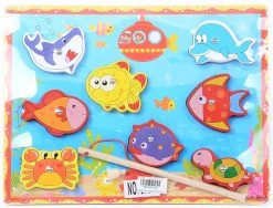 Blue Toys Επιτραπέζιο Παζλ Με Μαγνήτες Ψαράκια (MKK205296)