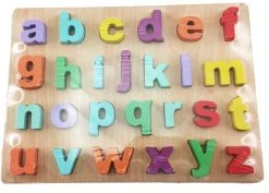 Blue Toys Ξύλινο Παζλ Με Την Αγγλική Αλφάβιτο (MKK673863)