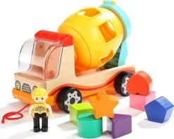 TopBright Ξύλινα Mixed Truck With Shape Sorter (460033)