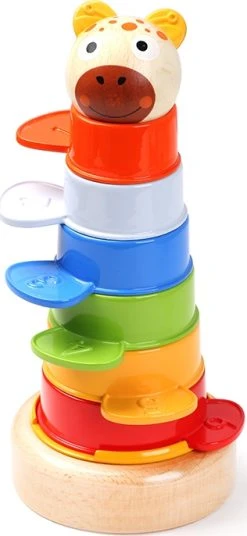 TopBright Ξύλινα Animal Stacking (460029) -Winfun Shop 694877 1