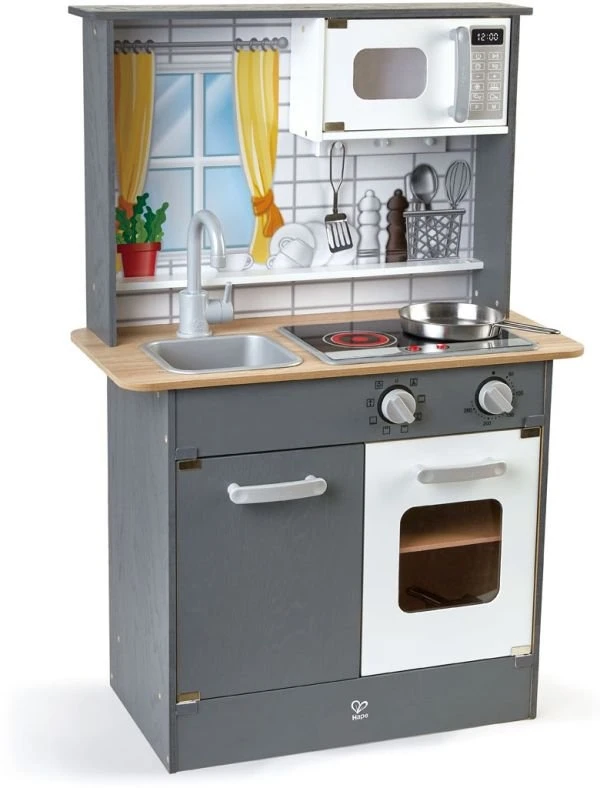 Hape Ξύλινη Κουζίνα Με Φώτα Και Ήχους (E3166) 7 Hape Ξύλινη Κουζίνα Με Φώτα Και Ήχους (E3166) - Image 5