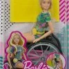 MATTEL Barbie Fashionistas Με Αναπηρικό Αμαξίδιο (GRB93)
