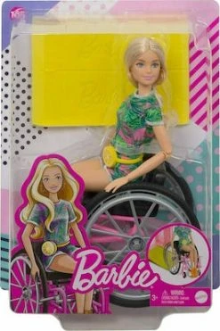 MATTEL Barbie Fashionistas Με Αναπηρικό Αμαξίδιο (GRB93)
