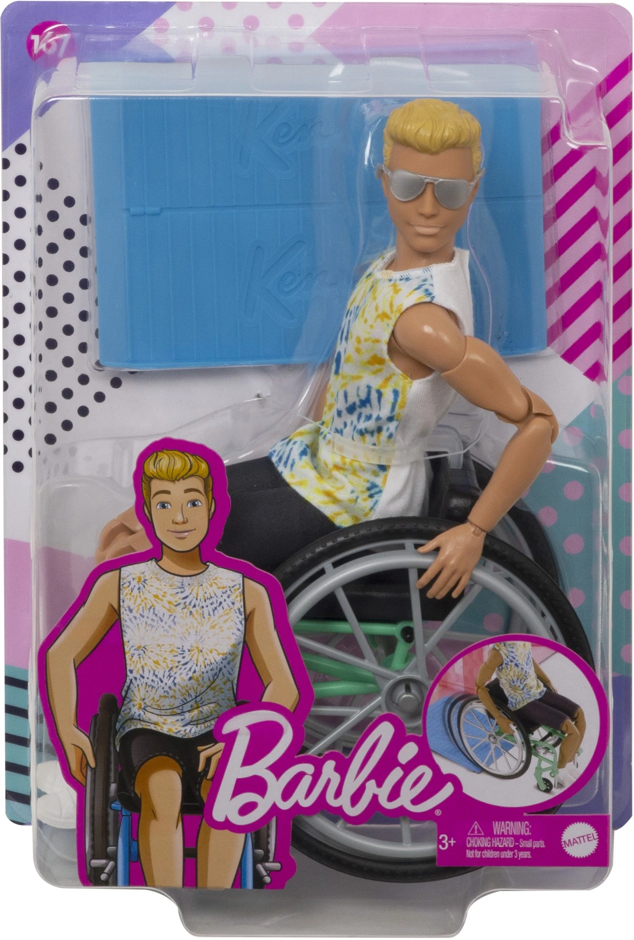 MATTEL Barbie Ken Fashionistas Με Αναπηρικό Αμαξίδιο (GWX93) 4 MATTEL Barbie Ken Fashionistas Με Αναπηρικό Αμαξίδιο (GWX93) - Image 2
