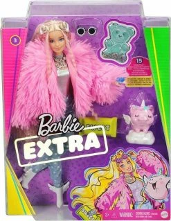 MATTEL Barbie Extra – Fluffy Pink Jacket (GRN28)