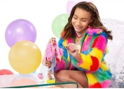 MATTEL Barbie Extra – Fluffy Pink Jacket (GRN28) -Winfun Shop 698176 3
