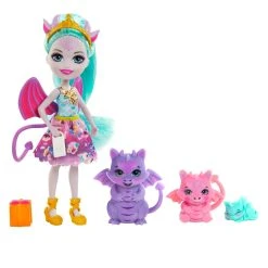 MATTEL Enchantimals Royals – Κούκλα Και Οικογένεια Δράκοι (GYJ09) -Winfun Shop 698208 5