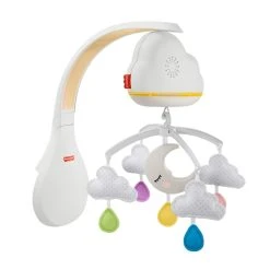 Fisher Price Ονειρεμένα Συννεφάκια – Περιστρεφόμενο Με Αισθητήρα Ανίχνευσης Κλάματος (GRP99)