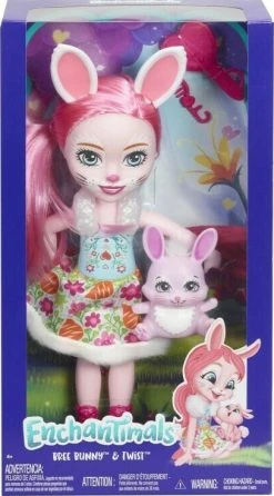 MATTEL Enchantimals – Μεγάλη Κούκλα Bree Bunny And Twist (FRH52) -Winfun Shop 698383 1