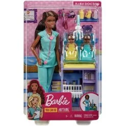 MATTEL Barbie Σετ Επαγγέλματα Με Παιδάκια Και Ζωάκια Γιατρός (GKH24) -Winfun Shop 698479 1